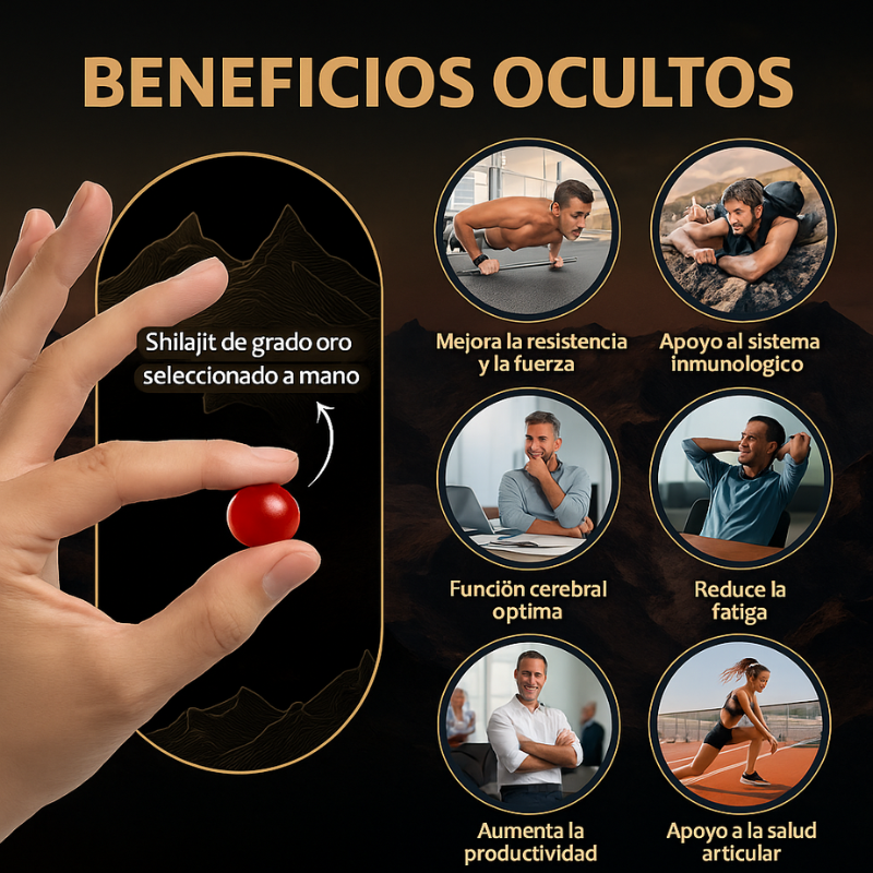 Be Bodywise™: Gomitas de Shilajit 3000 mg +KSM-66® Ashwagandha+ Black Musli, 60Pcs sin Azucar