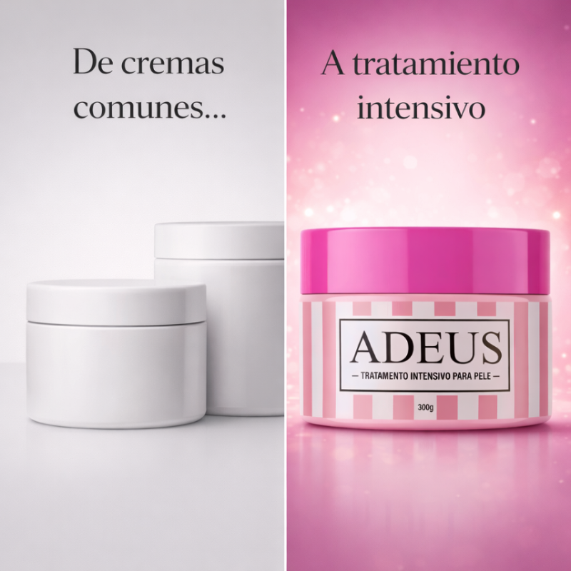 Adeus™: Crema Hidratante Intensiva Para Piel Adeus 300g