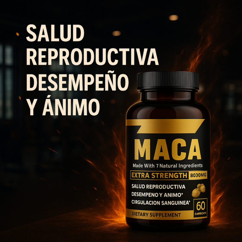 Maca Negra™: Suplemento premium formulado con extracto concentrado de raíz de maca y otros ingredientes naturales