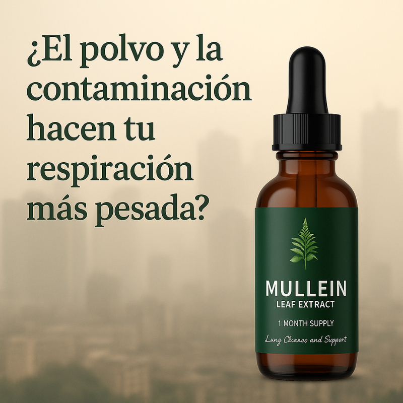 Mullein Gotas™: Limpieza Pulmonar & Hepática Natural