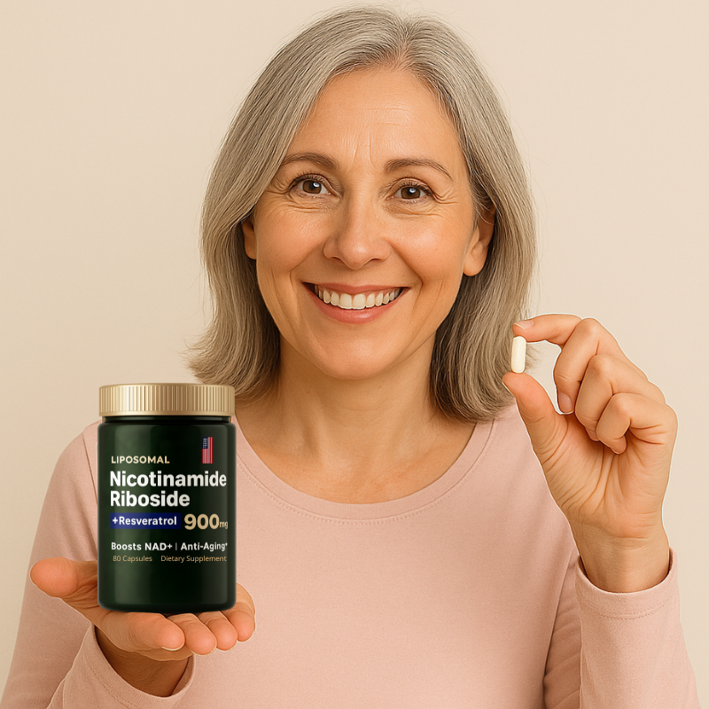 Liposomal NAD + Resveratrol: Nicotinamida Adenina Dinucleótido Formula Americana