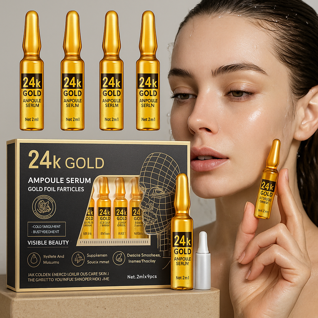 Ampolletas De Colageno Serum 24k Gold