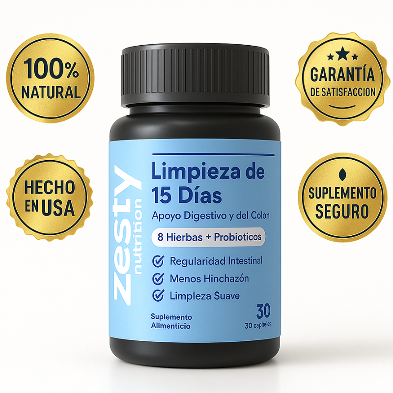 Zetsy™ 15 Días – Fórmula Natural para Bienestar Digestivo