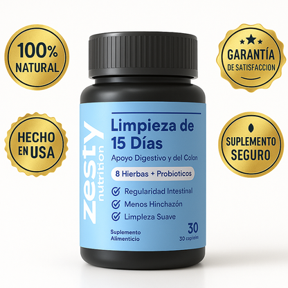 Zetsy™ 15 Días – Fórmula Natural para Bienestar Digestivo