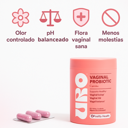 URO Vaginal Probiotic™: Frescura y confianza todos los días