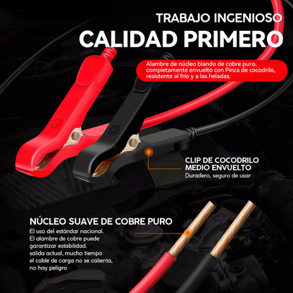 PowerGo™: Cargador Rápido Inteligente para Batería de Coche/Moto