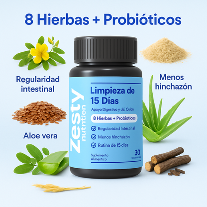 Zetsy™ 15 Días – Fórmula Natural para Bienestar Digestivo