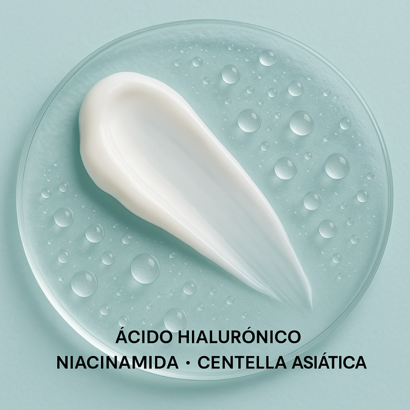 NIDA™: Crema Hidratante Avanzada con Colágeno, Niacinamida, Centella Asiática y Ácido Hialurónico