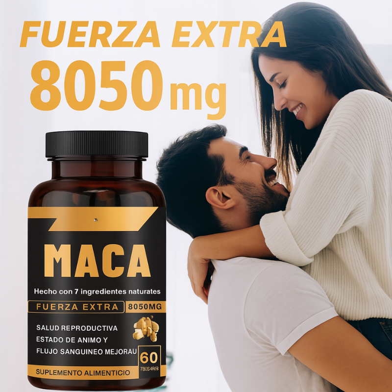 Maca Negra™: Suplemento premium formulado con extracto concentrado de raíz de maca y otros ingredientes naturales