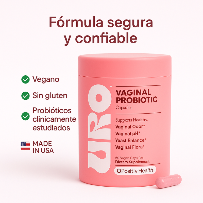 URO Vaginal Probiotic™: Frescura y confianza todos los días