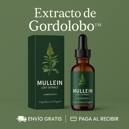 Mullein Gotas™: Limpieza Pulmonar & Hepática Natural