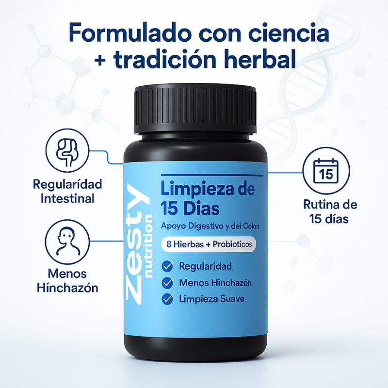 Zetsy™ 15 Días – Fórmula Natural para Bienestar Digestivo