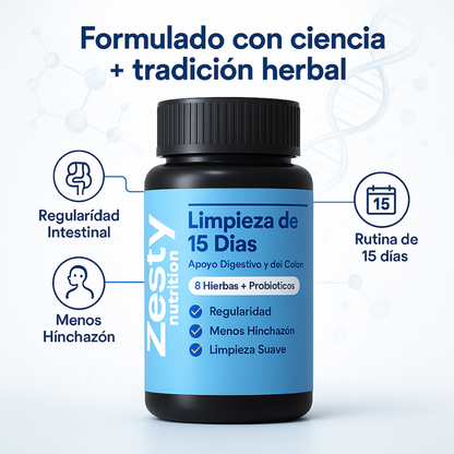 Zetsy™ 15 Días – Fórmula Natural para Bienestar Digestivo