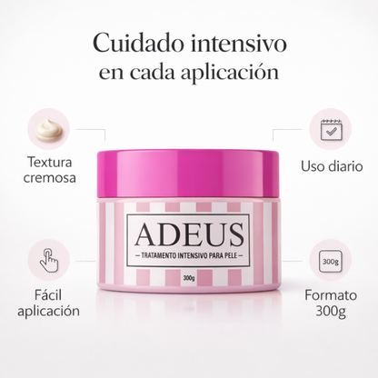 Adeus™: Crema Hidratante Intensiva Para Piel Adeus 300g