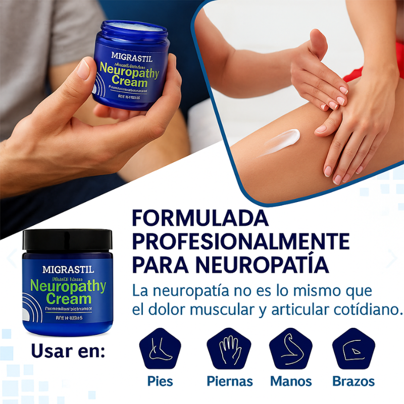 Migrastil™ Crema para Neuropatía Extra Fuerte – Oferta Especial 2x1