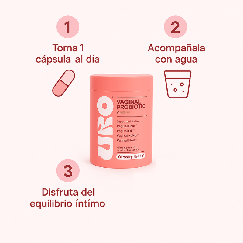 URO Vaginal Probiotic™: Frescura y confianza todos los días