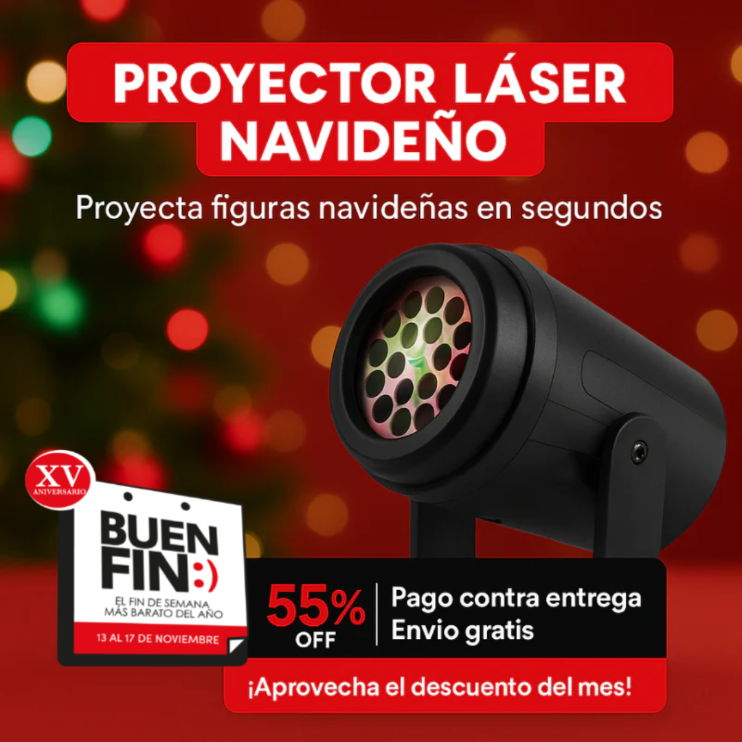 StellaFest™: Proyector De Luz Led de Navidad