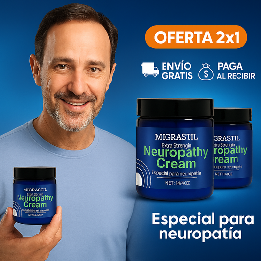 Migrastil™ Crema para Neuropatía Extra Fuerte – Oferta Especial 2x1