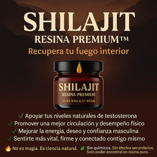SHILAJIT™: Resina pura del Himalaya, Combate la Fatiga, Mejorar tu Rendimiento y Fortalece tu Salud