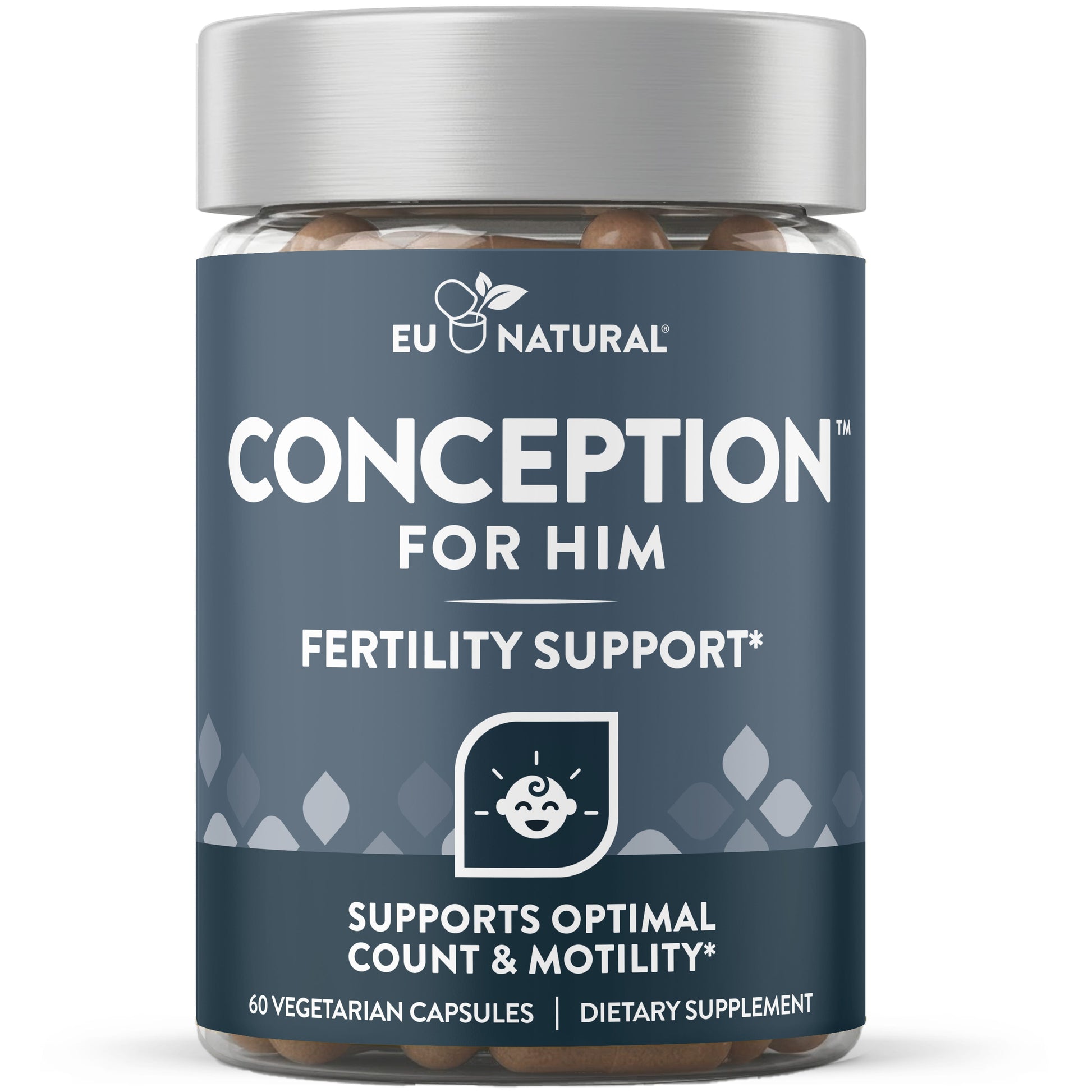 Conception for Him — Suplemento de Fertilidad Masculina, 60 cápsulas vegetarianas