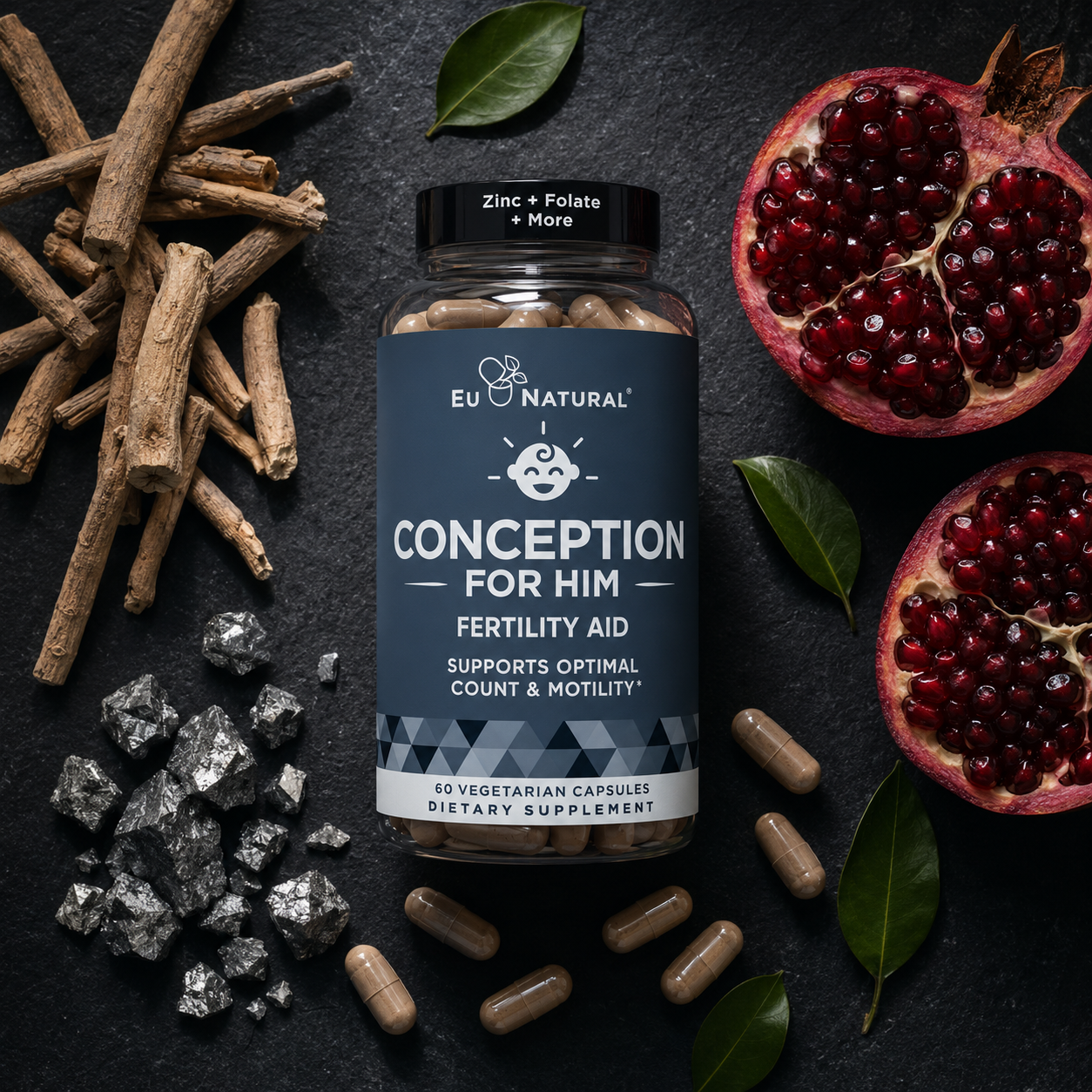 Ingredientes activos — flat lay