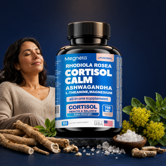 Cortisol Calm — Ashwagandha KSM-66 + Magnesio Liposomal