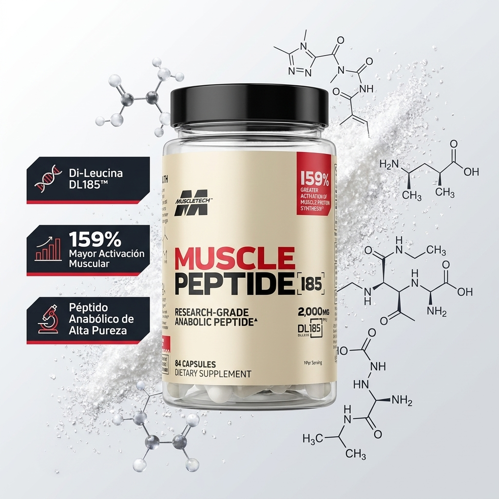 Muscle Peptide 185 — Recupera Fuerza y Músculo con el Péptido más Potente del Mercado