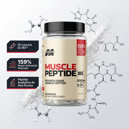 Muscle Peptide 185 — Recupera Fuerza y Músculo con el Péptido más Potente del Mercado