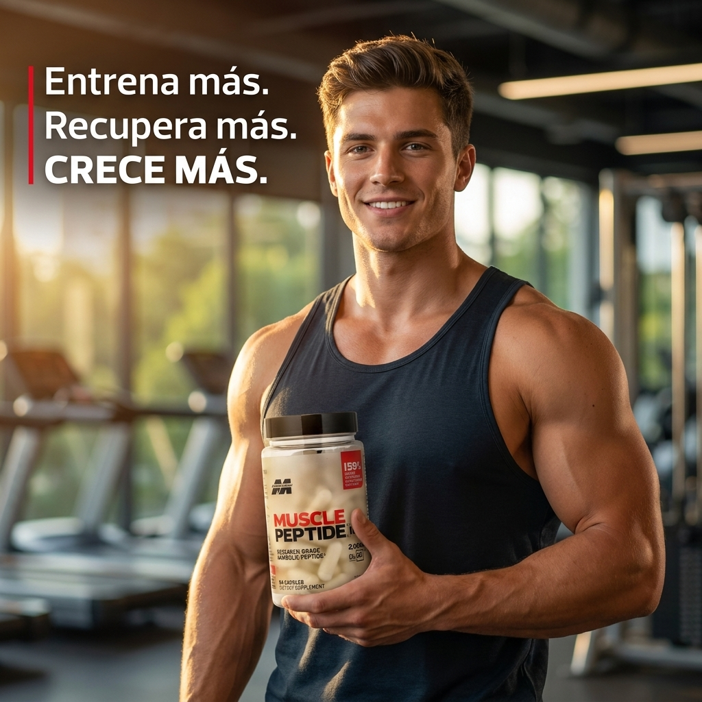 Muscle Peptide 185 — Recupera Fuerza y Músculo con el Péptido más Potente del Mercado