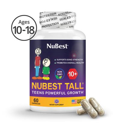 Frasco NuBest Tall 10+ original de USA - 60 cápsulas
