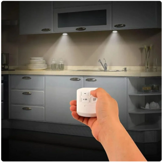 LumiSet Pro™💡☀️: Set de 3 Luces led con Control Remoto